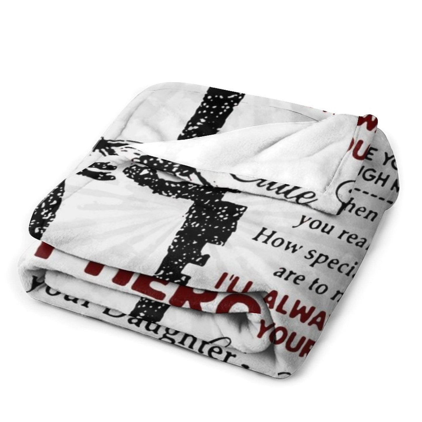 To My Dad Blanket Gifts for Dad from Daughter Throw Blanket Best Gift for Dad Daddy Father Men - Printgiftyk