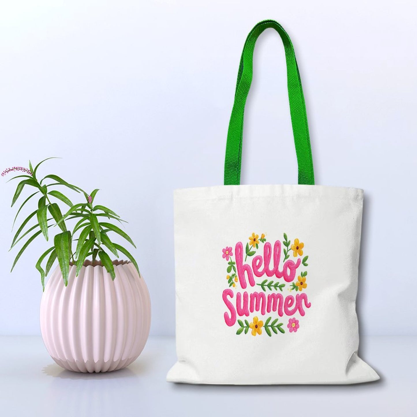 Custom Canvas Tote Shopping Bag for Women Personalized Grocery Tote Bags with Your Photo Logo Text - Printgiftyk