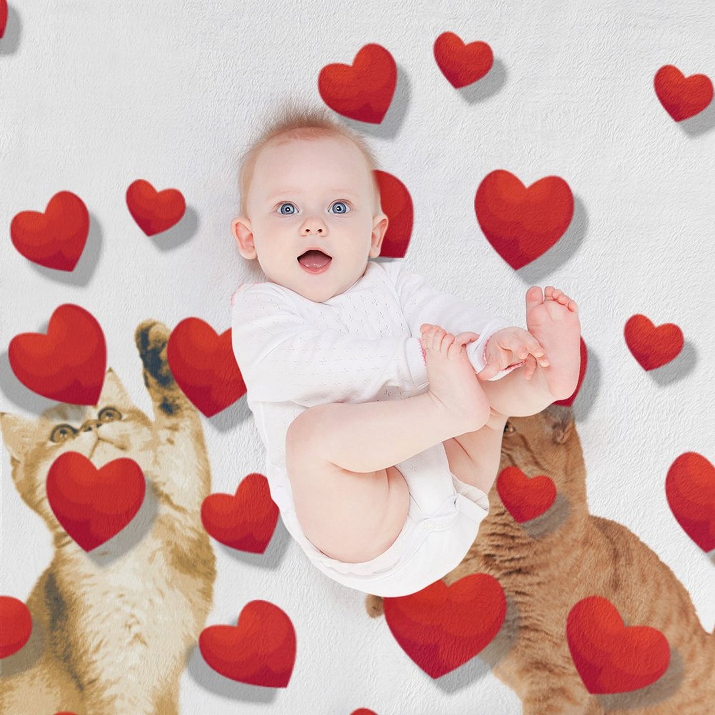 Custom Pet Blanket Personalized Photos Text Throws Blankets for Couple Lover Woman Men - Printgiftyk