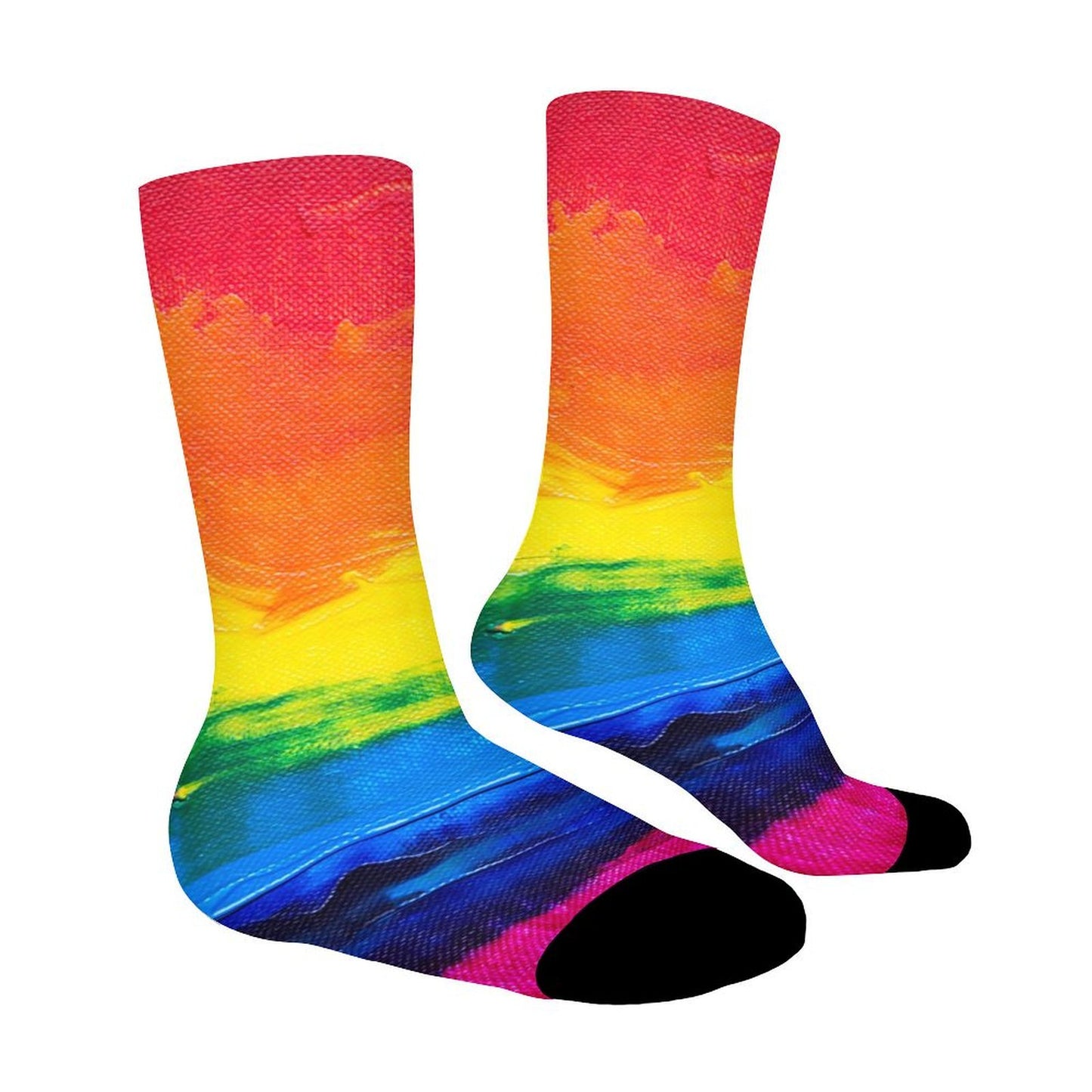Custom Socks with Picture Text, Personalized Unisex Sock Gifts for Men Women - Printgiftyk