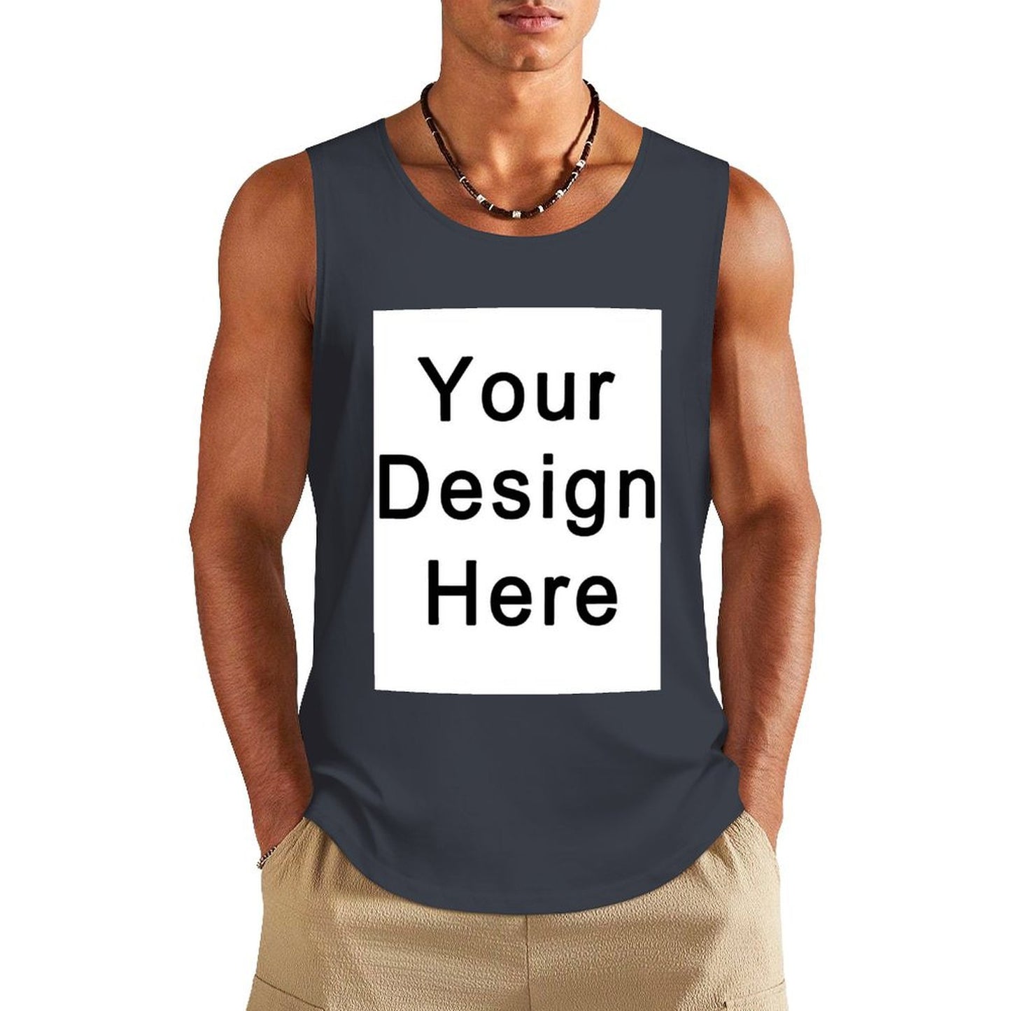 Custom Cotton Tank Top with Your Image Or Logo for Men and Women - Printgiftyk