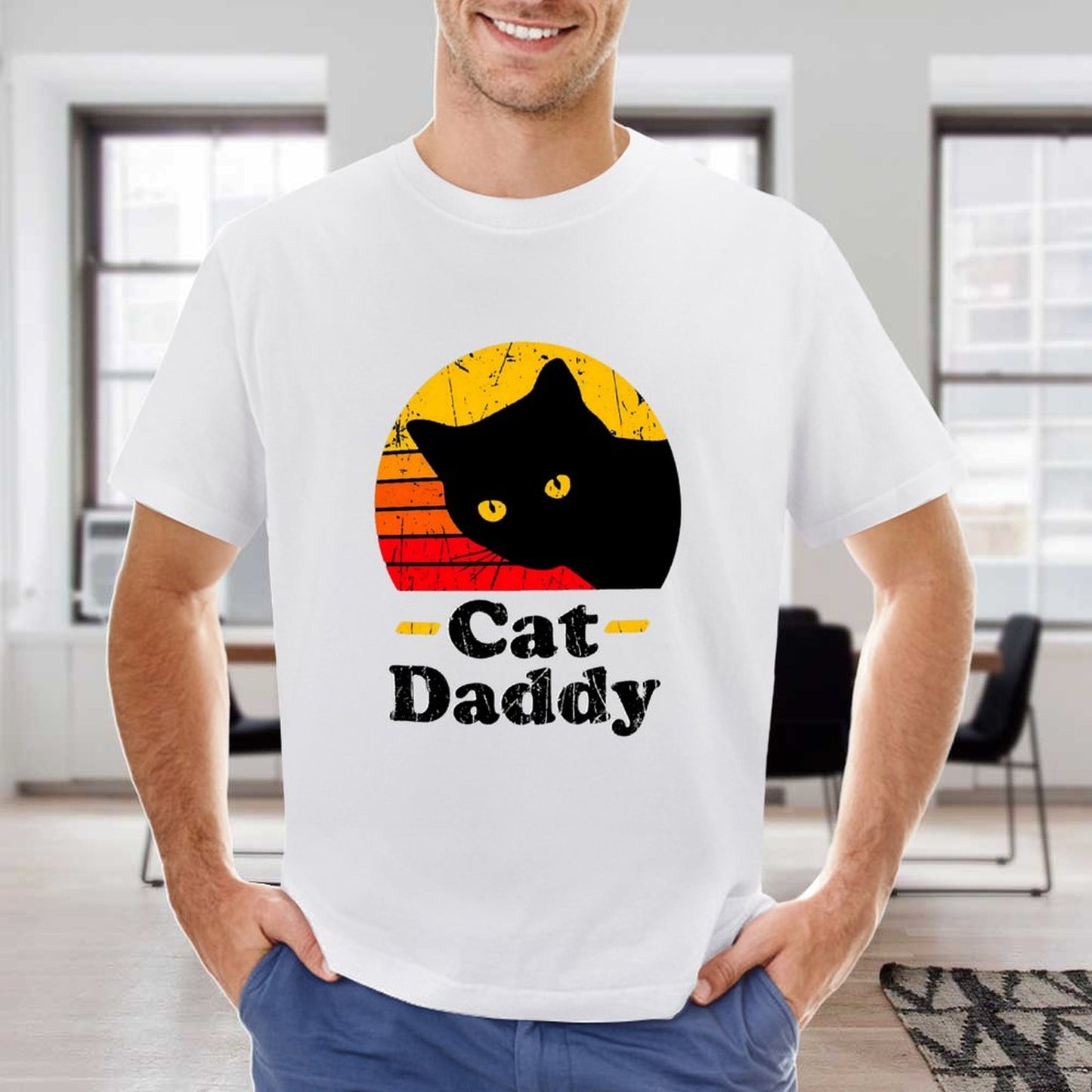 Custom T-Shirt for Men & Women Personalized T-Shirt Add Your Own Design White - Printgiftyk