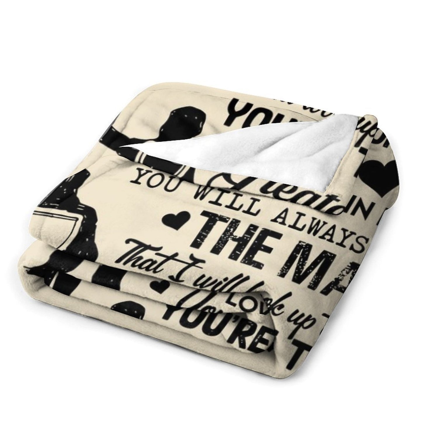 To My Dad Blanket Father's Gifts from Son Birthday Christmas Blankets Gift for Dad - Printgiftyk