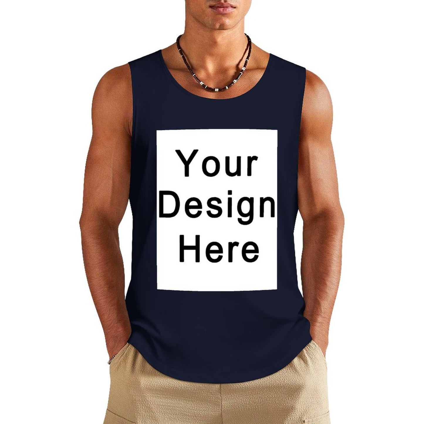 Custom Cotton Tank Top with Your Image Or Logo for Men and Women - Printgiftyk