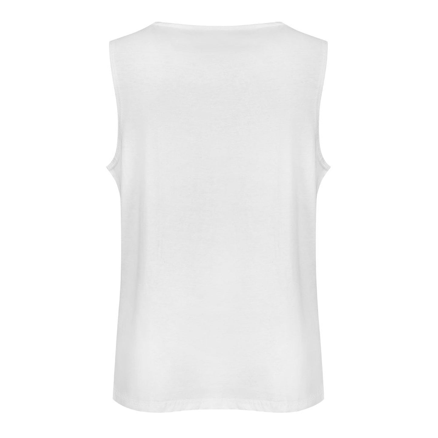 Custom Cotton Tank Top with Your Image or Logo for Men and Women White - Printgiftyk