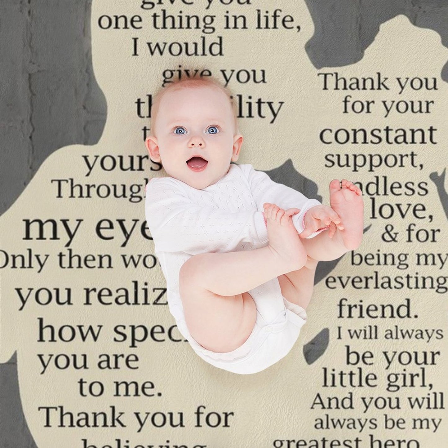 Gifts for Dad from Daughter to My Dad Blanket Best Gift for Fathers Day Birthday Christmas Presents - Printgiftyk