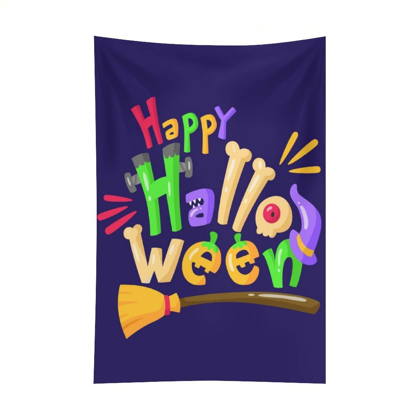 Funny Halloween Tapestry Wall Hanging Tapestries Flag for Kids