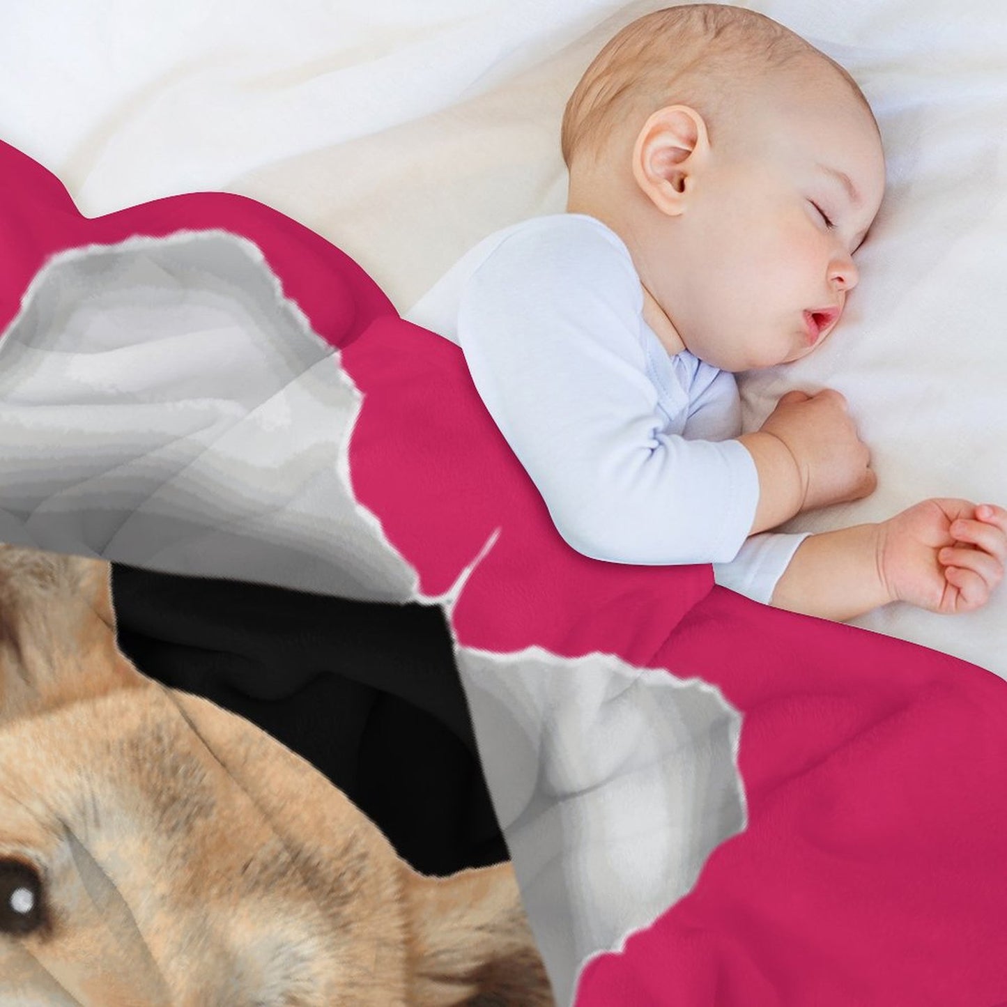 Personalized Dog Blanket with Text , Funny Dog Blanket Gift for Girls Boys - Printgiftyk