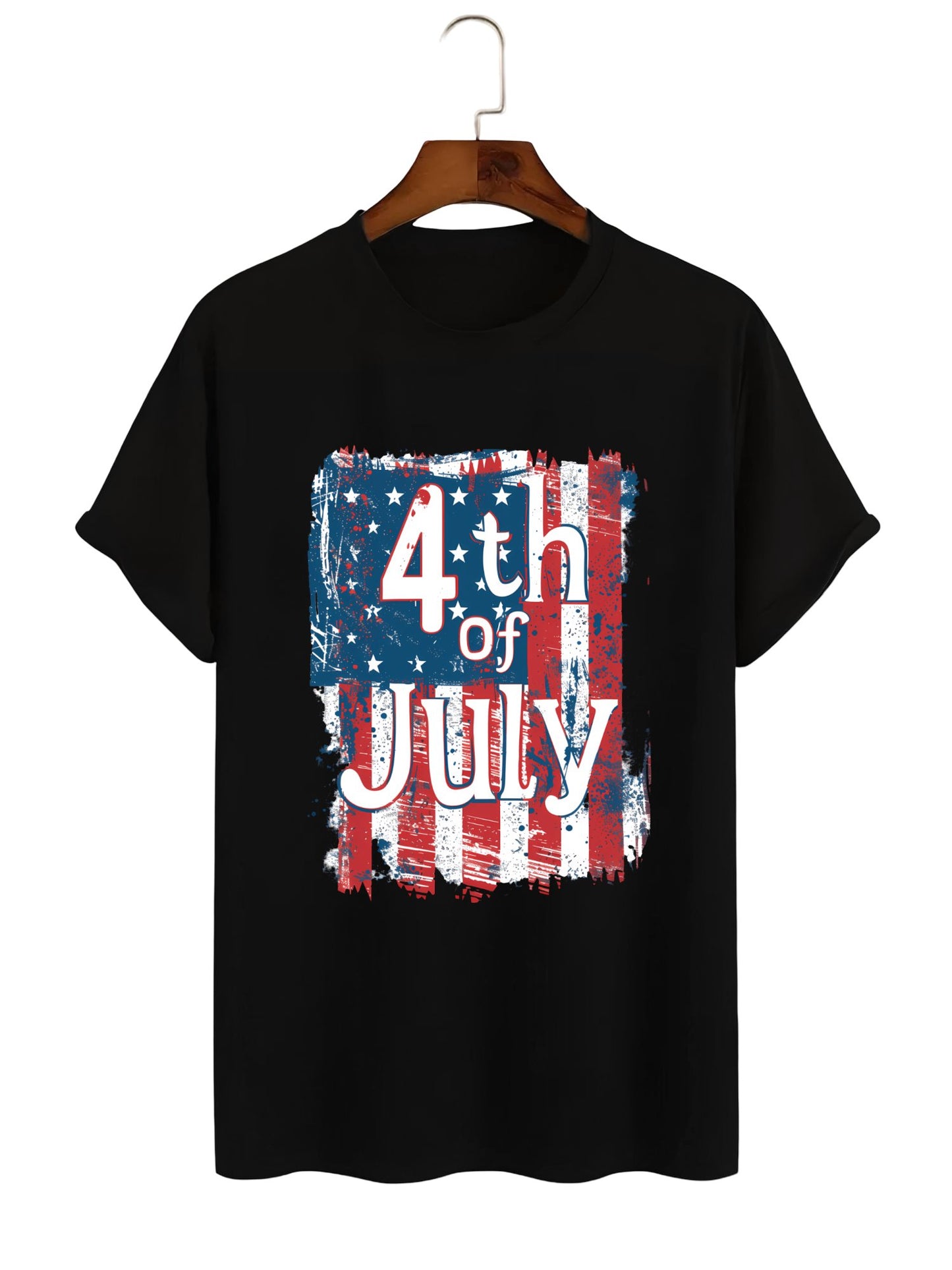 American Flag Shirts 4th of July Short SleeveT-Shirt for Men & Women - Printgiftyk