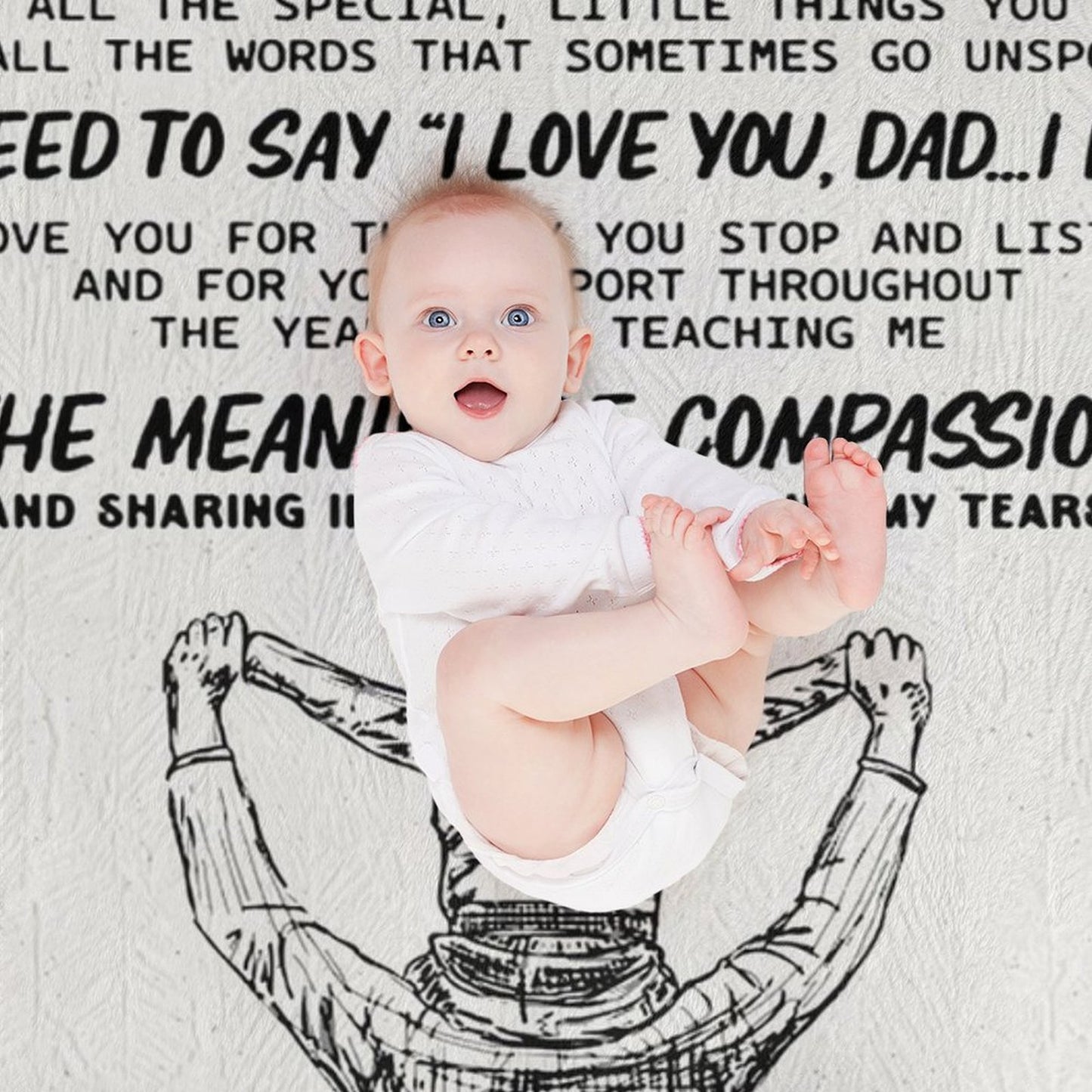 Gifts for Dad To My Dad Blanket from Son Best Gift for Fathers Day Birthday Christmas - Printgiftyk