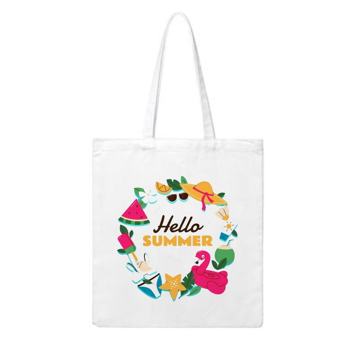 Custom Canvas Tote Bags for Women Personalized Grocery Tote Bags with Your Photo Logo Text - Printgiftyk
