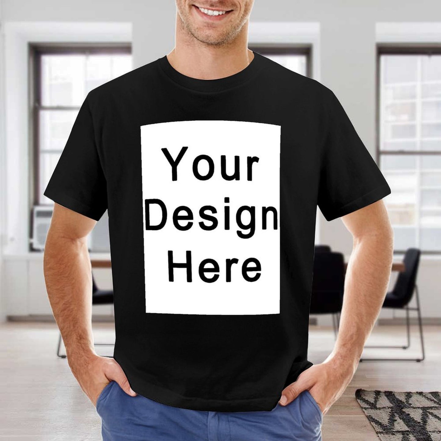 Custom T-Shirt for Men & Women Personalized T-Shirt Add Your Own Design - Printgiftyk