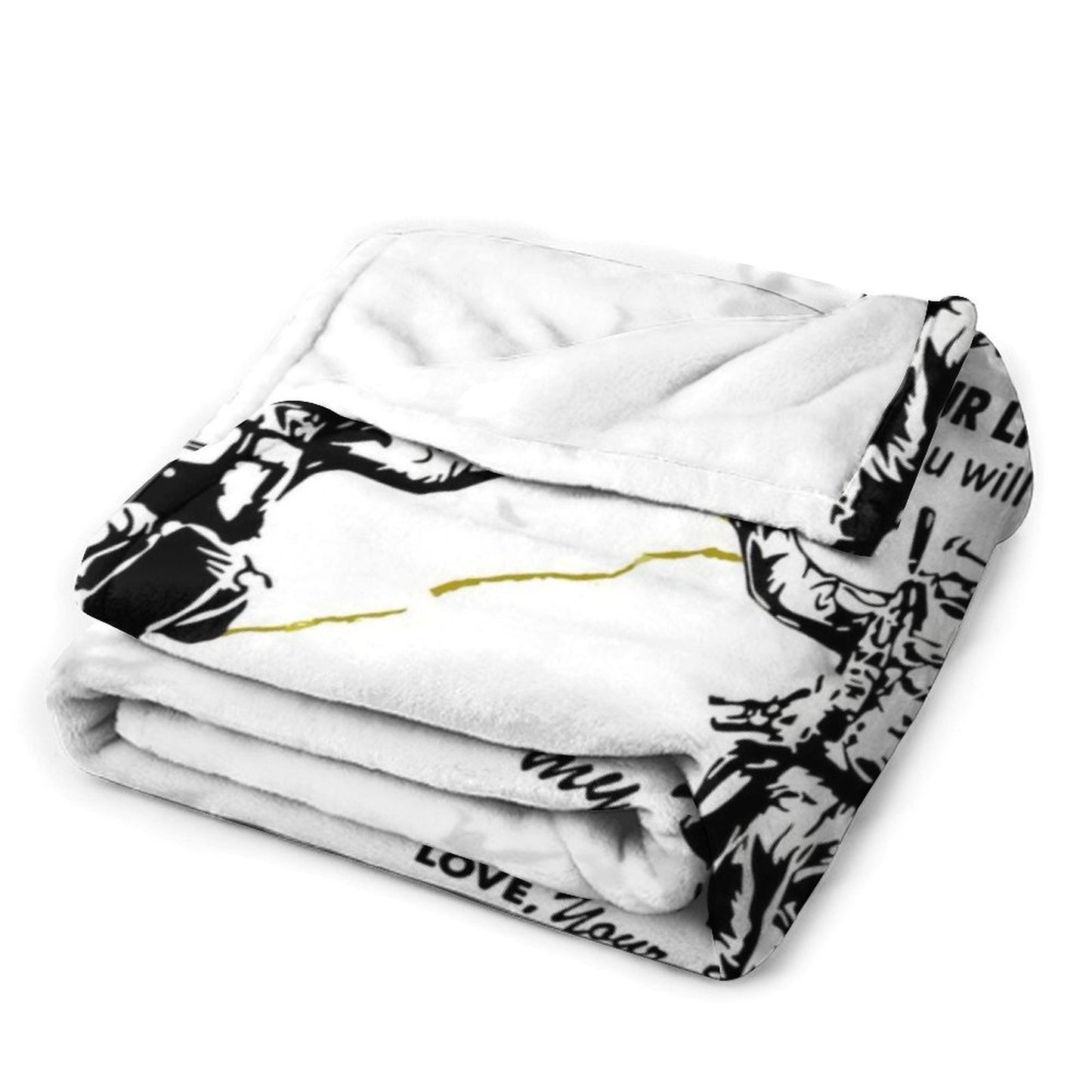Gifts for Dad from Son, to My Dad Blanket Best Gift for Fathers Day Birthday Christmas Holiday - Printgiftyk