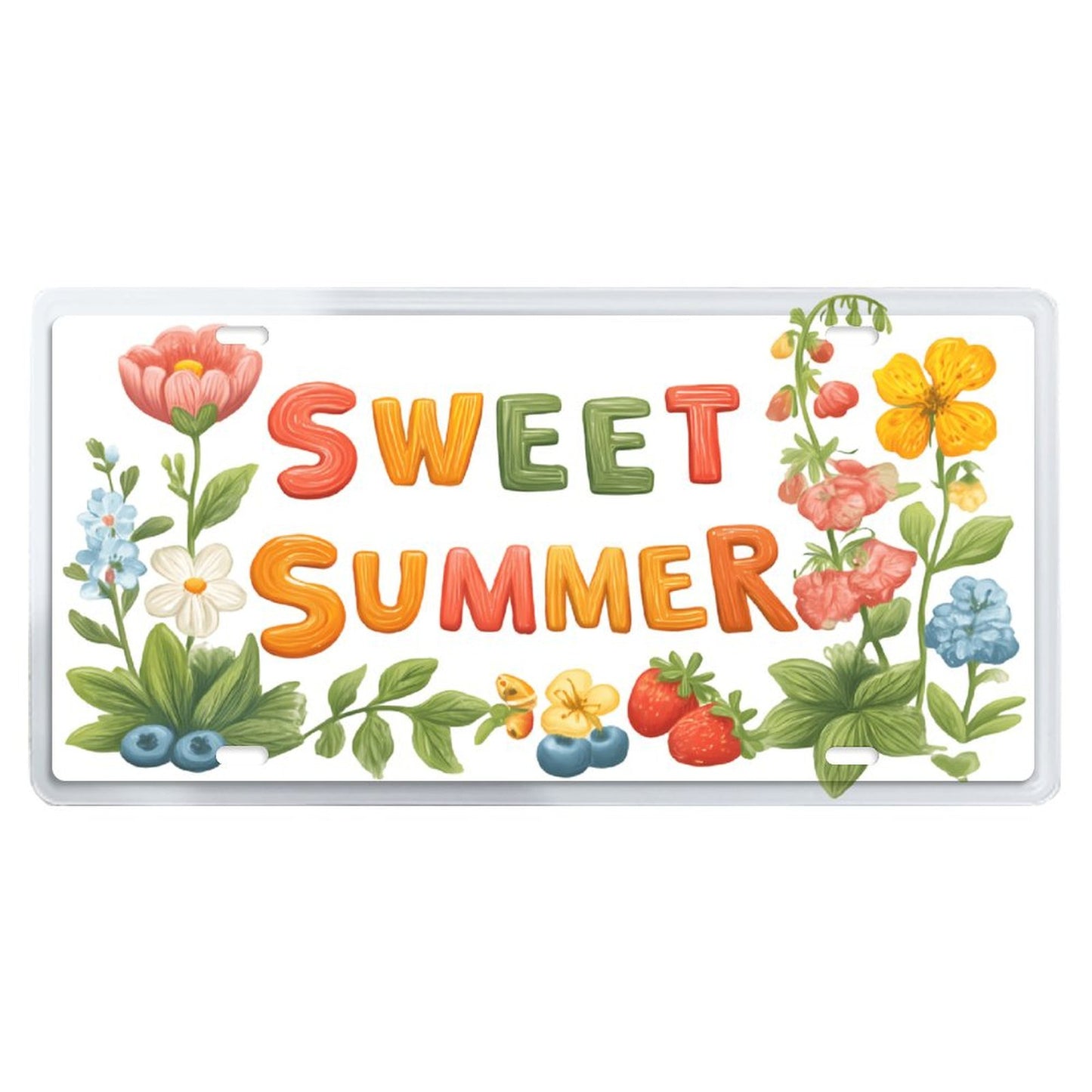 Custom License Plate Personalized Metal Aluminum Front License Plate Tag - Printgiftyk