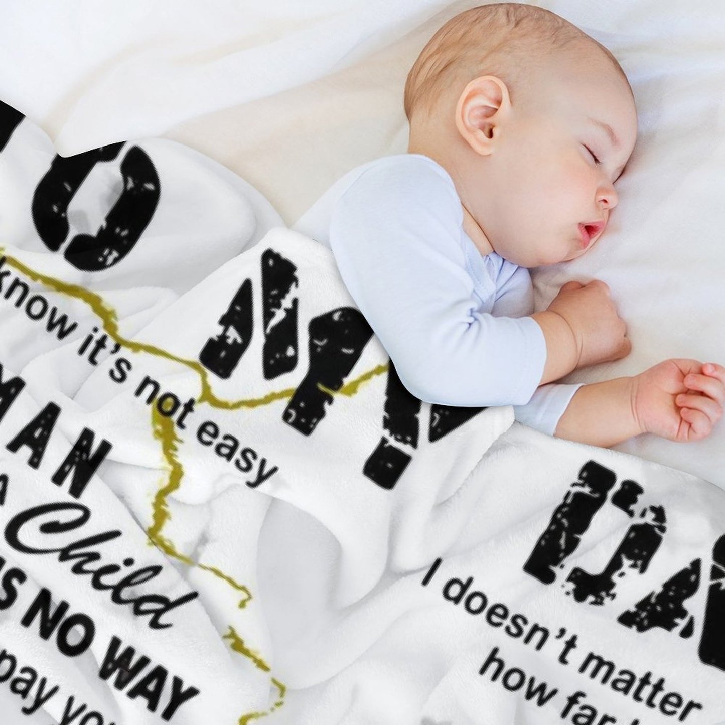 Gifts for Dad from Son, to My Dad Blanket Best Gift for Fathers Day Birthday Christmas Holiday - Printgiftyk