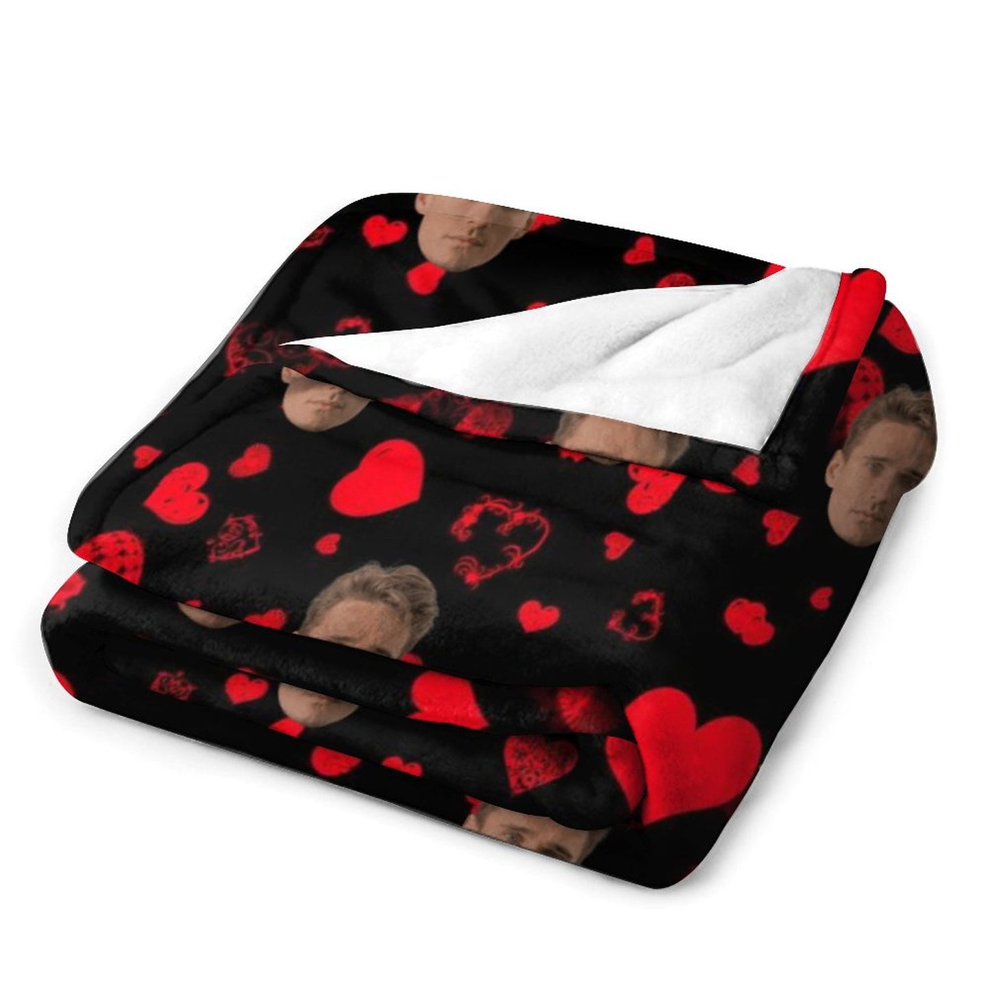 Custom Blanket with Face Gifts for Men Women, Personalized Throw Blanket with Picture - Printgiftyk