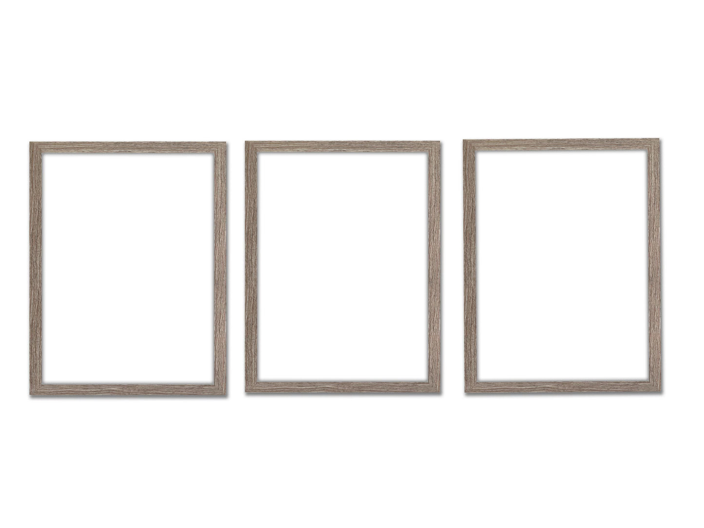 Picture Frame Display Pictures, Wall Hanging Photo Frames Gray, 3 Pack - Printgiftyk
