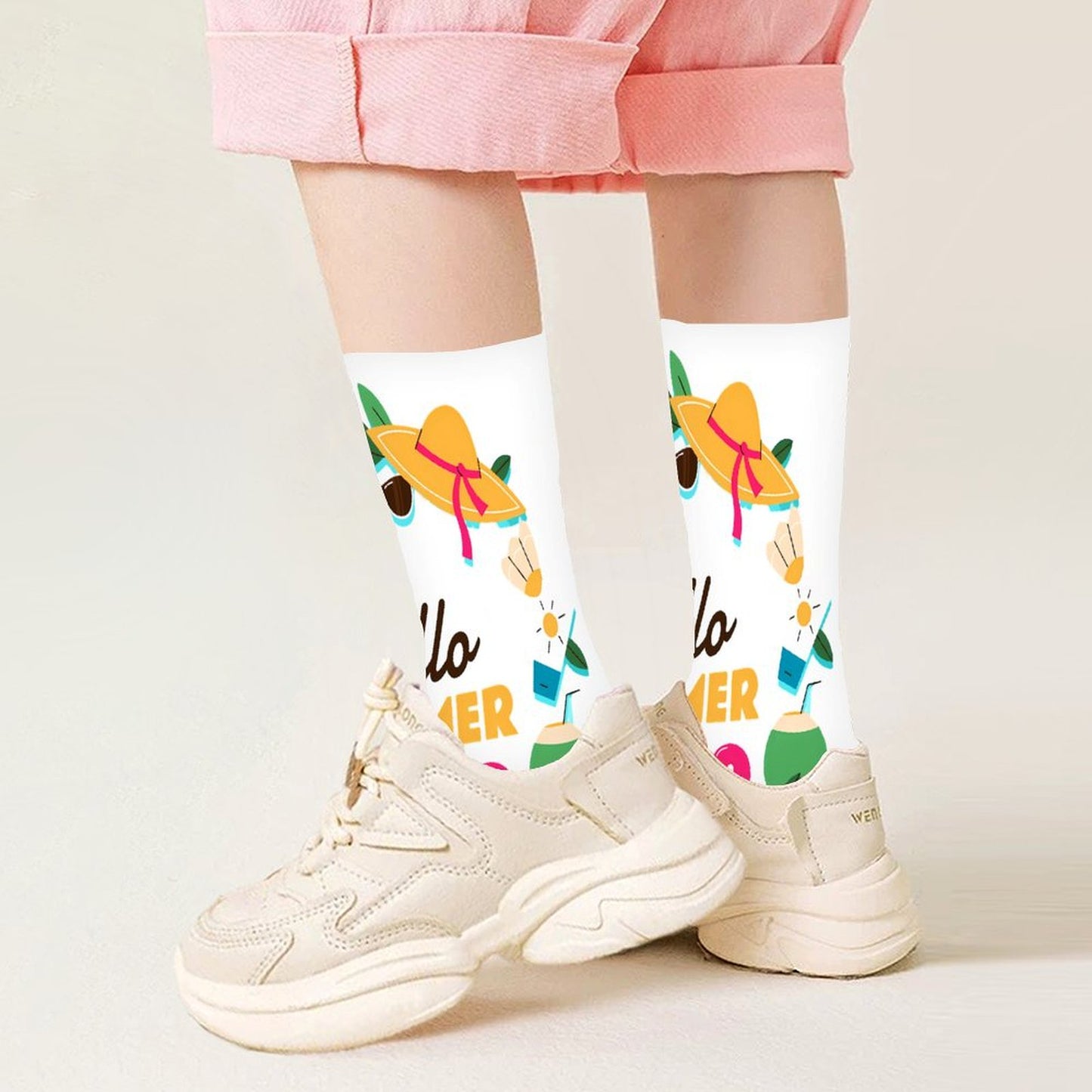 Custom Kids Socks with Picture, Personalized Unisex Sock Gifts for Child Youth - Printgiftyk