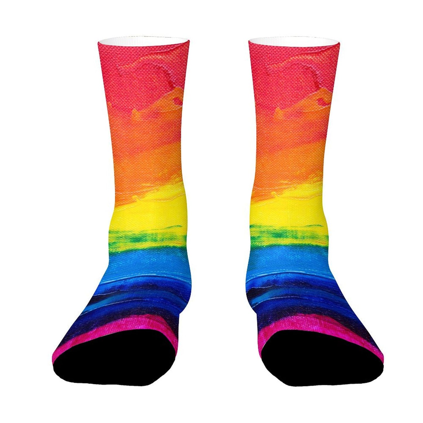 Custom Socks with Picture Text, Personalized Unisex Sock Gifts for Men Women - Printgiftyk