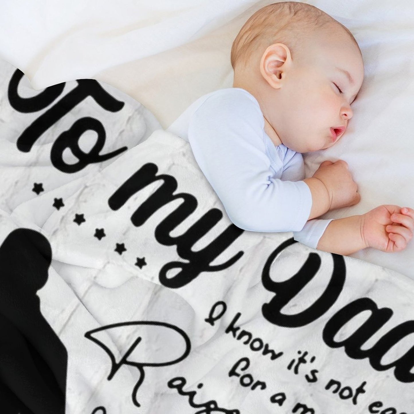 Gifts for Dad from Daughter to My Dad Blanket Best Gift for Fathers Day Birthday Christmas Valentines Day - Printgiftyk