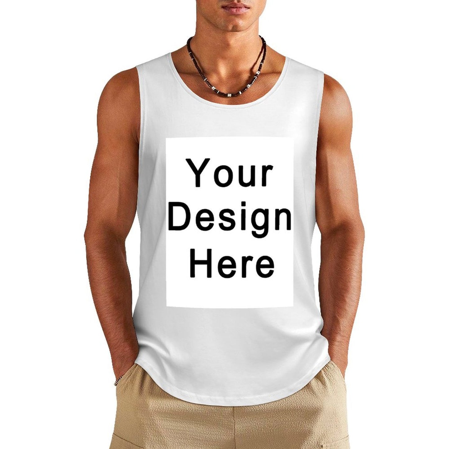 Custom Cotton Tank Top with Your Image Or Logo for Men and Women - Printgiftyk