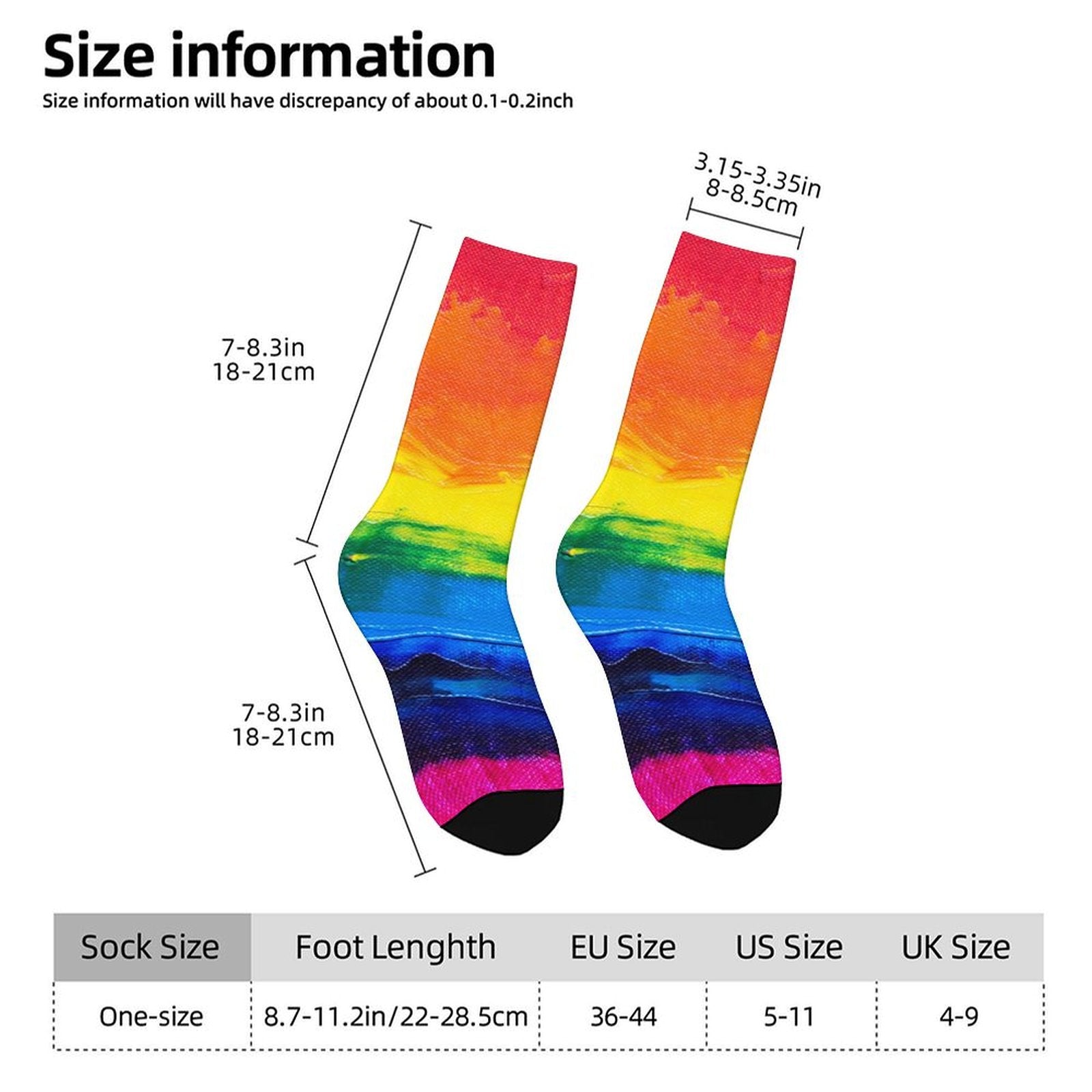 Custom Socks with Picture Text, Personalized Unisex Sock Gifts for Men Women - Printgiftyk