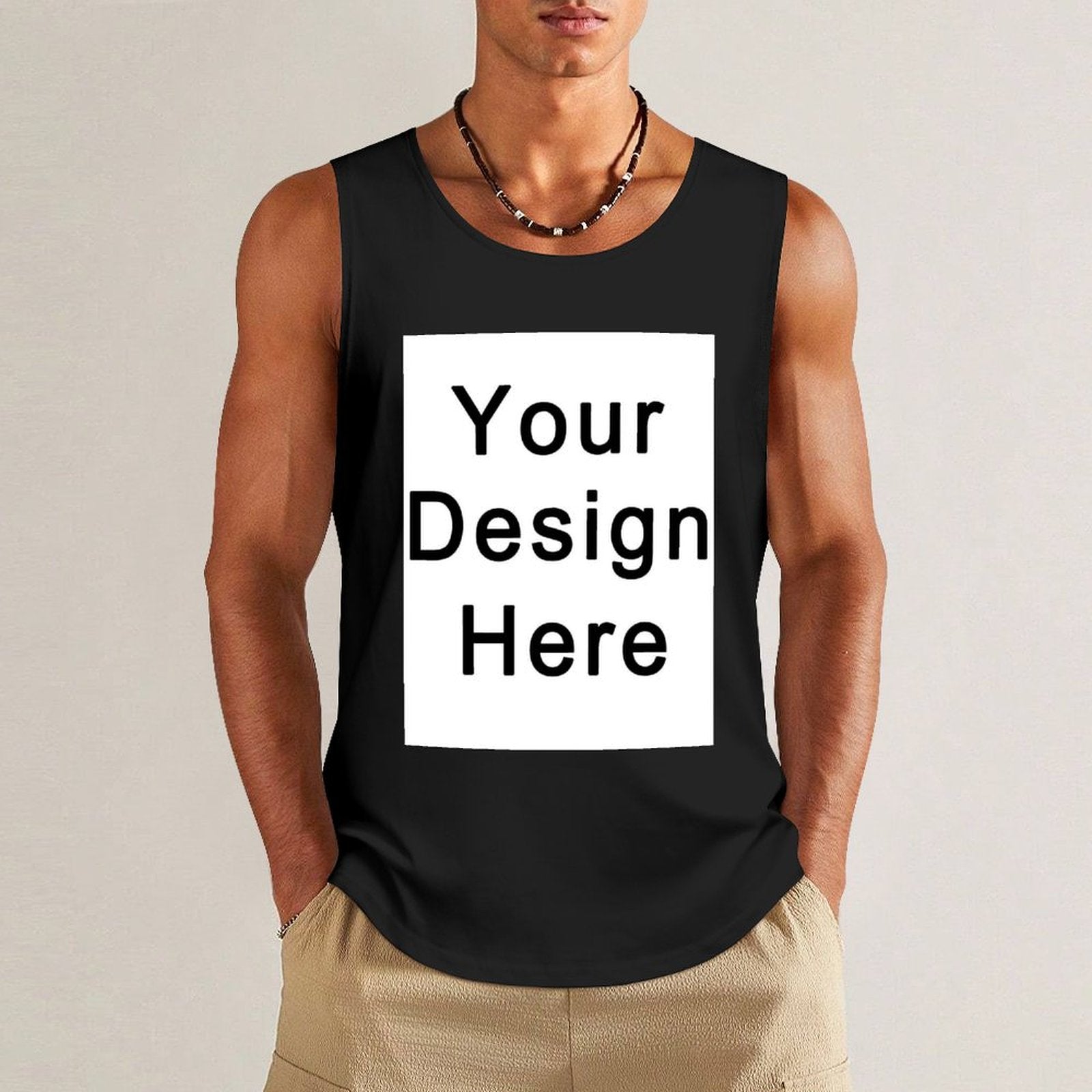 Custom Cotton Tank Top with Your Image Or Logo for Men and Women - Printgiftyk