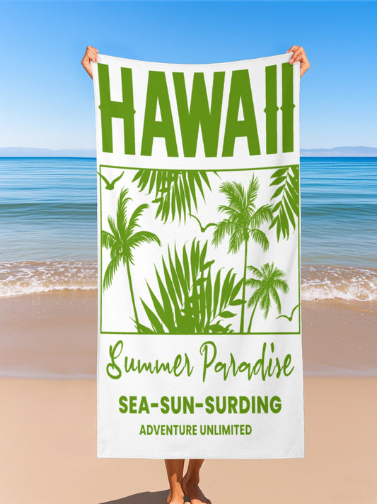 Summer Hawaii Beach Towel for Adult Men Women - Printgiftyk