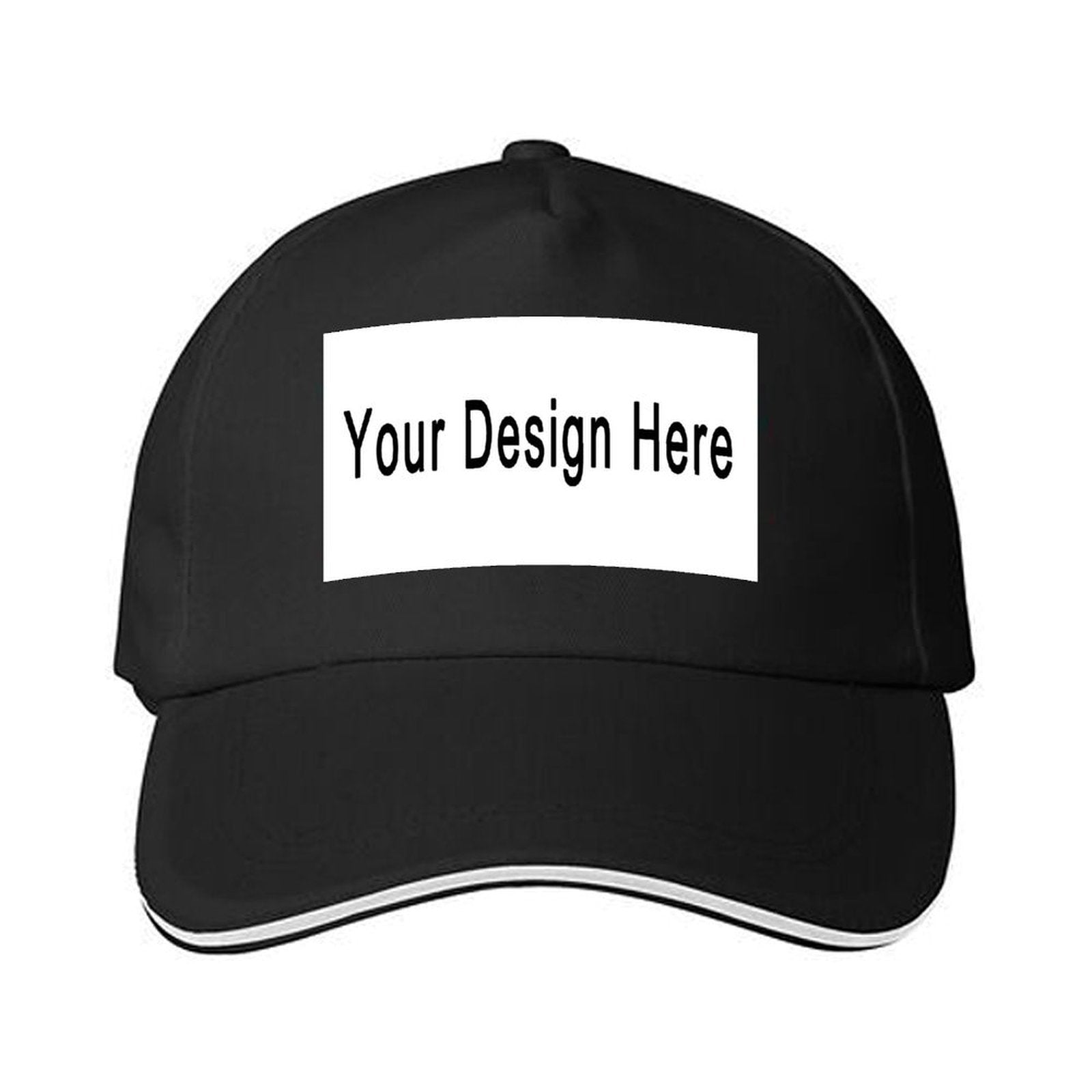 Custom Baseball Cap with Your Text,Personalized Adjustable Trucker Caps for Gifts - Printgiftyk