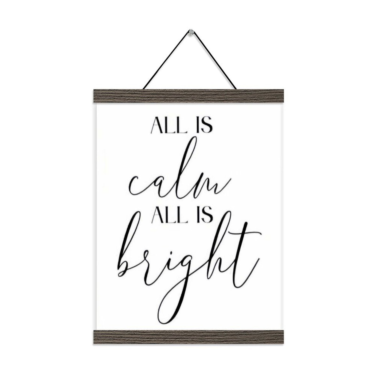 Custom Photo Prints with Magnetic Hanger Frame Canvas Poster Prints (Brown） - Printgiftyk