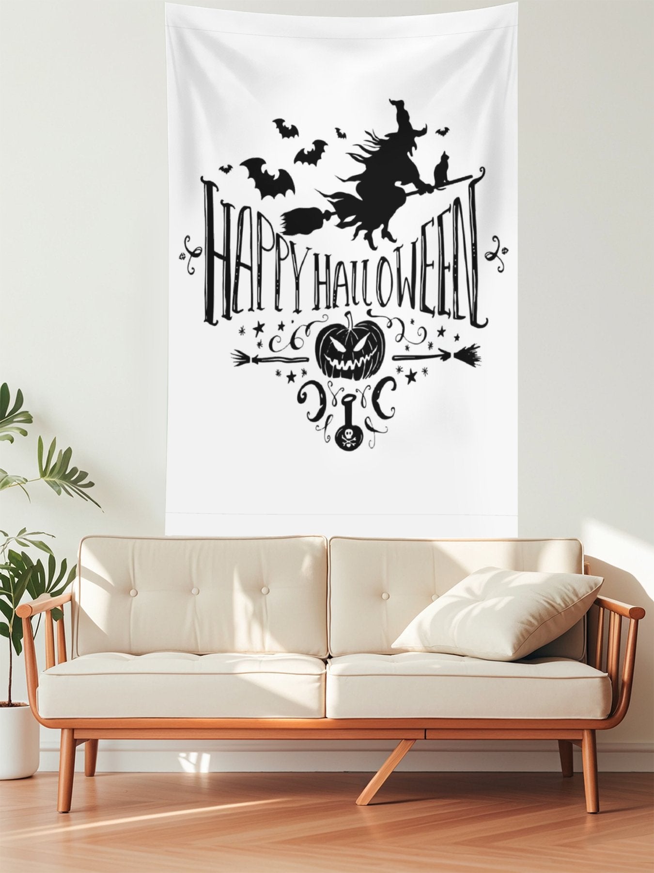 Halloween Tapestry Wall Hanging Tapestries Flag for Party