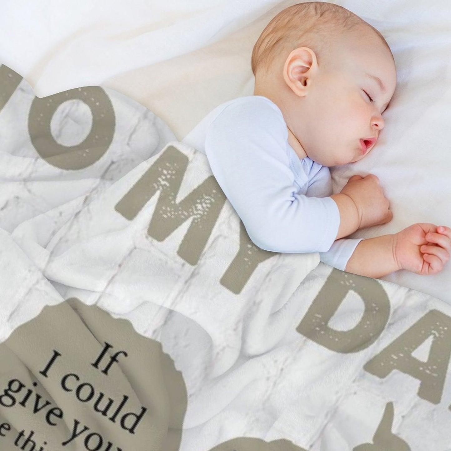 Gifts for Dad from Daughter to My Dad Blanket Best Gift for Fathers Day Birthday Christmas Throw Blanket - Printgiftyk