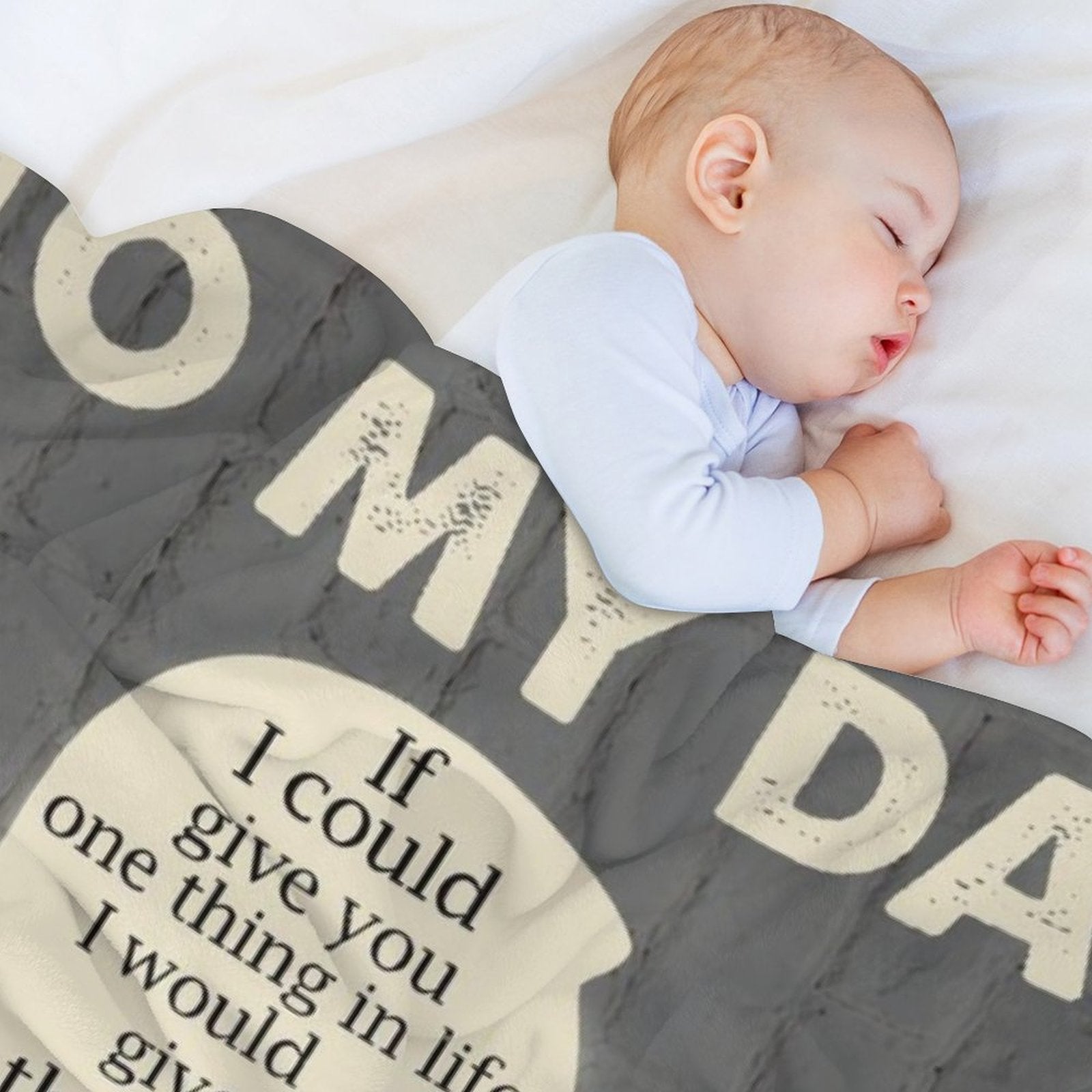 Gifts for Dad from Daughter to My Dad Blanket Best Gift for Fathers Day Birthday Christmas Presents - Printgiftyk