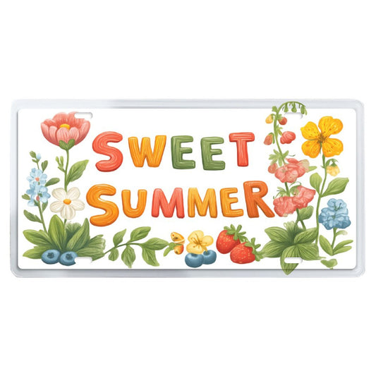 Custom License Plate Personalized Metal Aluminum Front License Plate Tag - Printgiftyk