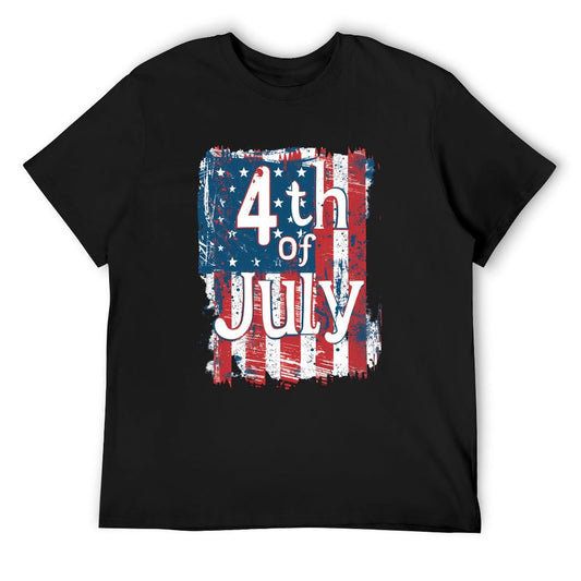 American Flag Shirts 4th of July Short SleeveT-Shirt for Men & Women - Printgiftyk
